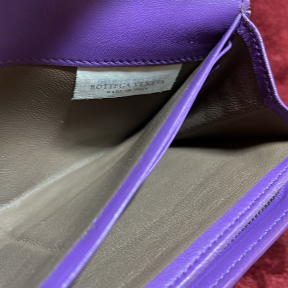 Bottega Veneta Lilac long Wallet - Picture 3 of 11